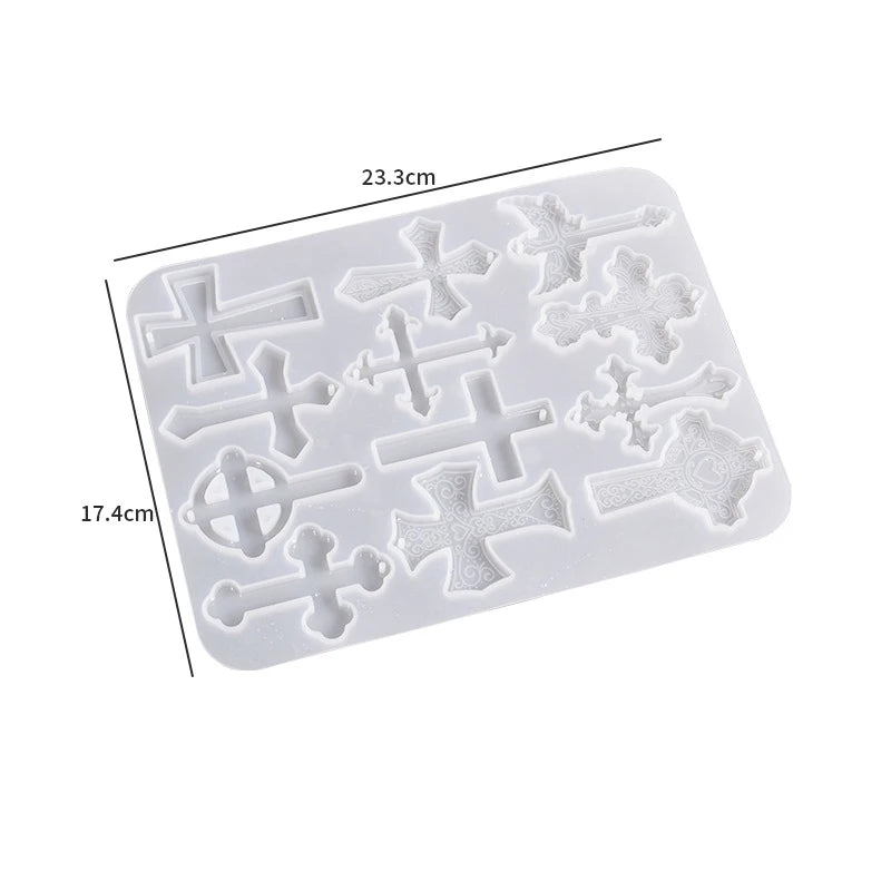 Crystal Epoxy Resin Mold Halloween Pendants Silicone Mold