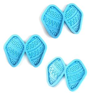 12 Styles DIY Earrings Pendant Making Mold Resin Crafts Jewelry Making Tools
