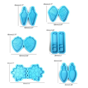 DIY Earrings Pendant Mold Resin Crafts Jewelry Making Tools