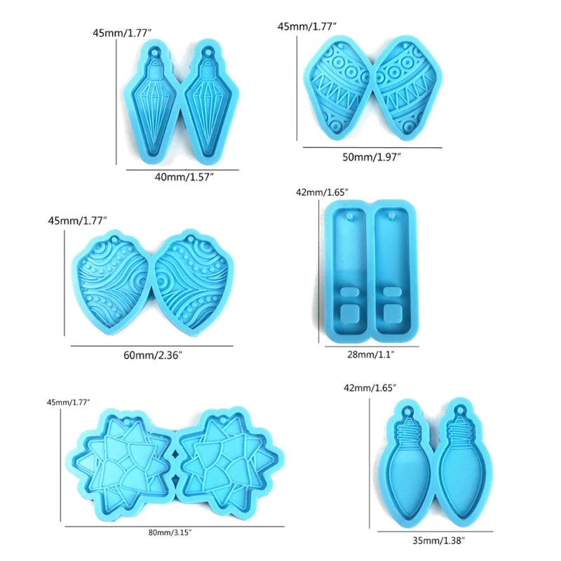 DIY Earrings Pendant Mold Resin Crafts Jewelry Making Tools