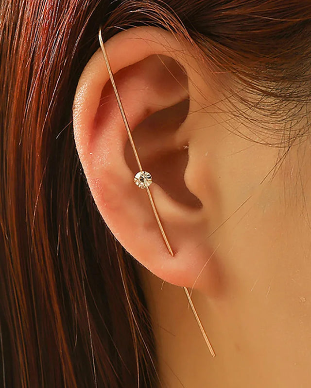 12 Styles Ear Studs Wrap Hook Clip Earrings for Women Zircon Piercing Jewelry