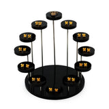 Clear Acrylic Jewelry Display Stand Organizer - 12 Tray Holder