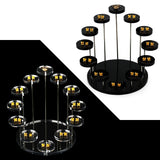 Clear Acrylic Jewelry Display Stand Organizer - 12 Tray Holder
