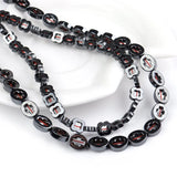 12 Natural Hematite Beads for Jewelry Making DIY Bracelet Necklace