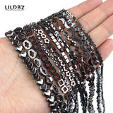 12 Natural Hematite Beads for Jewelry Making DIY Bracelet Necklace
