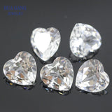 Heart Shape Synthetic Corundum Gems for Jewelry 3x3~10x10mm
