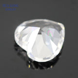 Heart Shape Synthetic Corundum Gems for Jewelry 3x3~10x10mm