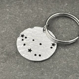 Zodiac Constellation Charm Keychain Star Sign Horoscope Jewelry Gift
