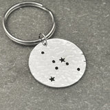 Zodiac Constellation Charm Keychain Star Sign Horoscope Jewelry Gift
