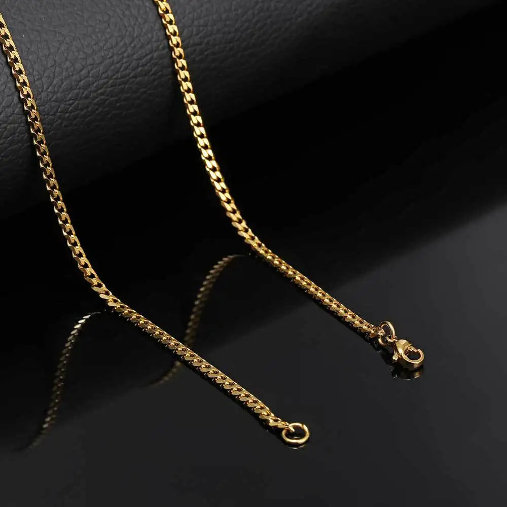 Zodiac Necklace Vintage Coin Pendant Copper Pave CZ Punk Collar