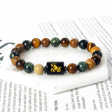 12 Zodiac Signs Bracelet Constellation Jewelry Friendship Gift