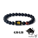 12 Zodiac Signs Bracelet Constellation Jewelry Friendship Gift