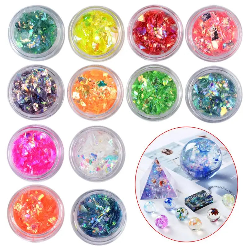 Manicure Shell Cellophane Candy Papers Nail Polish Adhesive