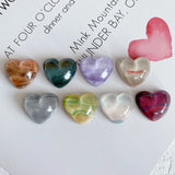 12-Color Geometric Peach Heart Earrings Patch Material DIY