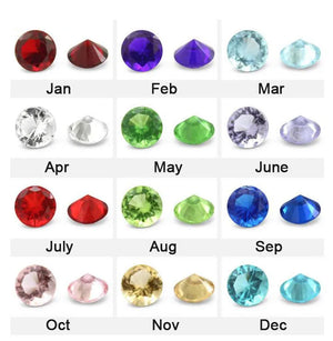 5mm Birth Stone Round Glass Beads Set of 12 for Floating Locket