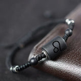 Constellation Couple Bracelet Sterling Silver Woven Men and Women Stone Bracelet