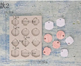 12 Constellation Gypsum Silicone Mold for DIY Incense with Hanging Tag Pendant