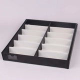 12-grid Glasses Storage Box Sunglasses Divider Organizer Large Capacity Display