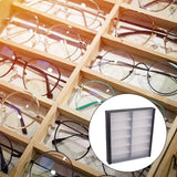 12-grid Glasses Storage Box Sunglasses Divider Organizer Large Capacity Display