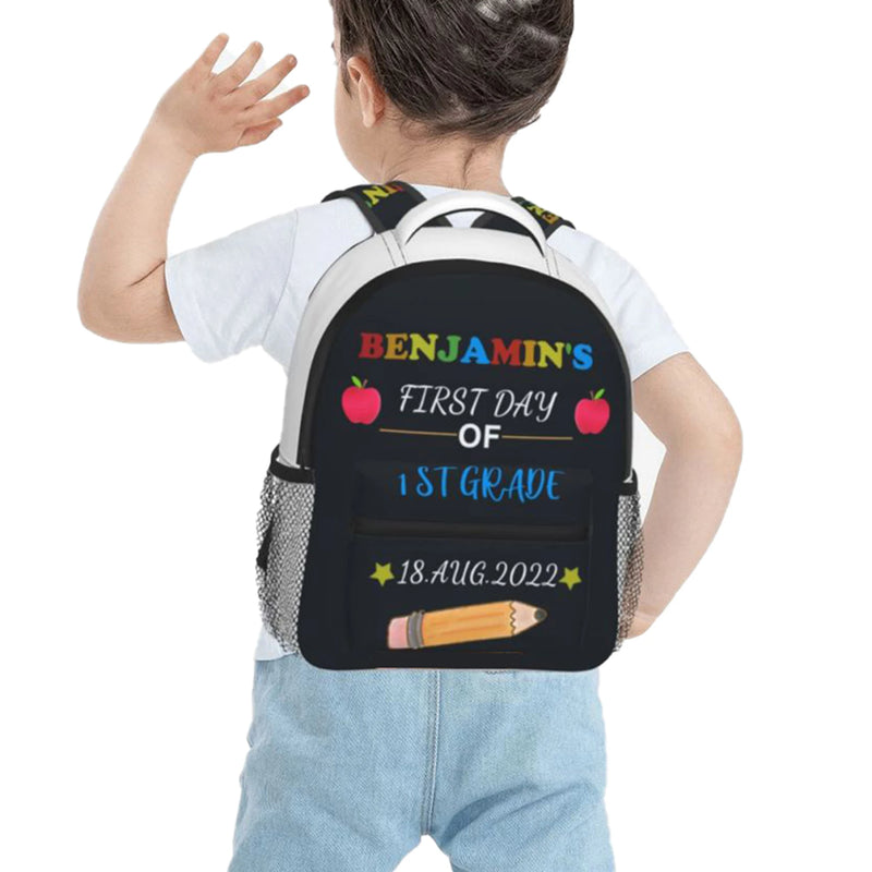 Personalized 12" First Day of School Backpack for Kids