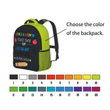 Personalized 12" First Day of School Backpack for Kids
