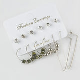 12 Ct Cubic Zirconia Hoop Earrings