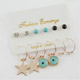 12-Piece NazarFig?rl? Cabochons Set for Ring Earrings