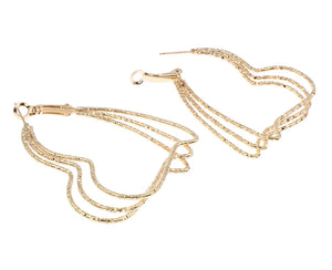 12 Pairs Women Loop Hoop Earring Round Circle Punk Style Charm Gift