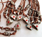 12 pcs Punk Style Tibet Amulet Necklace accessories Surfer Rock Gift
