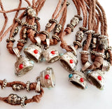 12 pcs Punk Style Tibet Amulet Necklace accessories Surfer Rock Gift