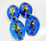 Real Scorpion in Resin Bead Jewelry Set