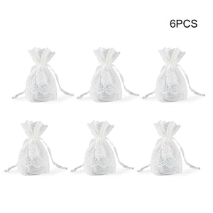 12 pcs Lace Bag with Drawstring for Party XIN-Shipping