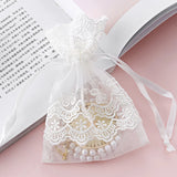 12 pcs Lace Bag with Drawstring for Party XIN-Shipping