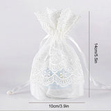 12 pcs Lace Bag with Drawstring for Party XIN-Shipping