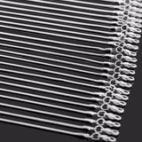 12pcs 1.2mm Snake Chain Necklace DIY Jewelry Making Lobster Clasps