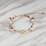 12 pcs/lot Metal Pearl Star Bracelet Jewelry Accessories