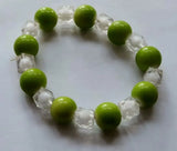 12 pcs Glass Bead Bracelet Set for Women