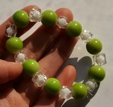 12 pcs Glass Bead Bracelet Set for Women