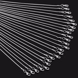 12 pcs 1.2mm Snake Chain Necklace with Lobster, 40-60cm