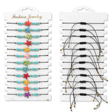 12 Natural Stone Rice Bead Bracelets for Women and Children
