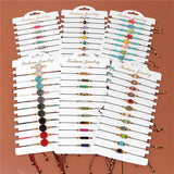 12 Natural Stone Rice Bead Bracelets for Women and Children