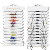 12 Natural Stone Rice Bead Bracelets for Women and Children