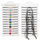 12 Natural Stone Rice Bead Bracelets for Women and Children