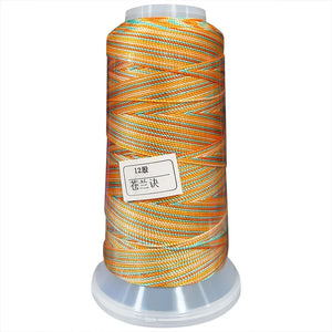 12-strand Multicolored Yarn Woven Rope Dragon Scale Wire Reel Jewelry