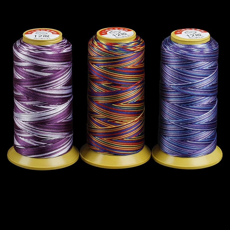 12-strand Multicolored Yarn Woven Rope Dragon Scale Wire Reel Jewelry
