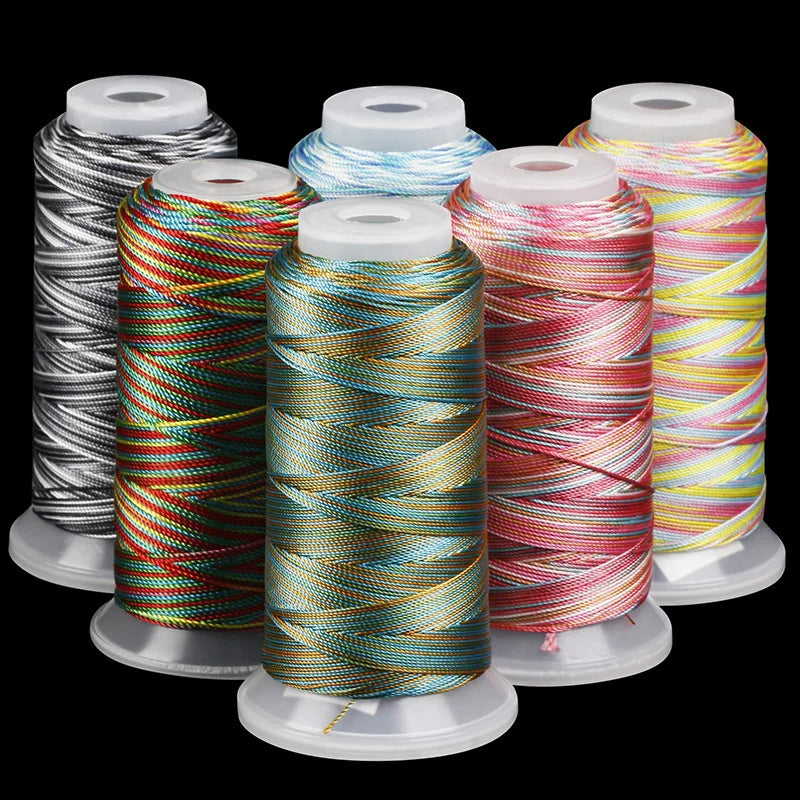 12-strand Multicolored Yarn Woven Rope Dragon Scale Wire Reel Jewelry