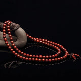 Natural Red Sandalwood Buddha Beads Bracelet 108*8mm