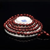 Natural Red Sandalwood Buddha Beads Bracelet 108*8mm