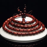 Natural Red Sandalwood Buddha Beads Bracelet 108*8mm