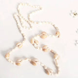 Natural Shell Beads Beach Oval Spiral Sea Cowrie Shells 120~150pcs/box